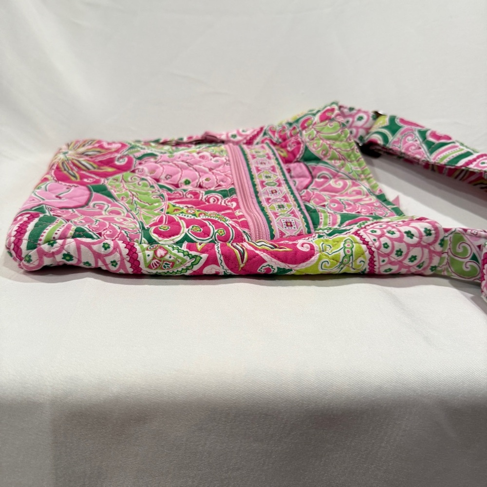 Vera Bradley Crossbody Hipster Bag in Retired Pinwheel Pink Pattern - Picture 3 of 8